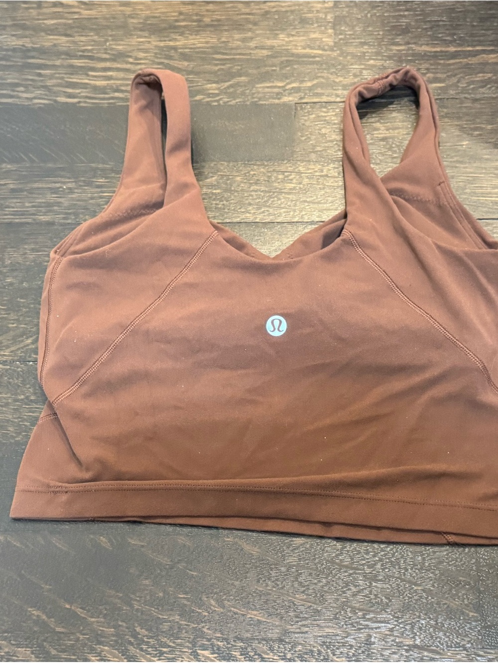 lululemon athletica Align Cropped Tank Top in brown size 4
